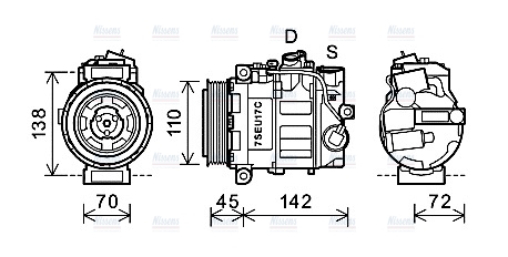 AVA Aircon Compressor MSK615