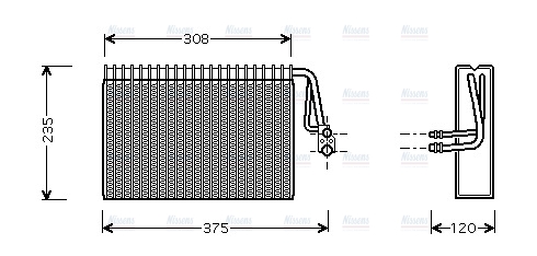AVA Aircon Evaporator MSV327