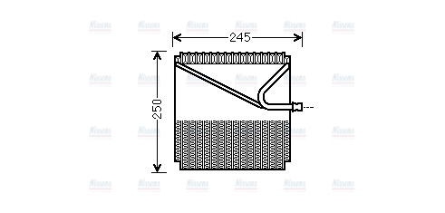 AVA Aircon Evaporator MSV454