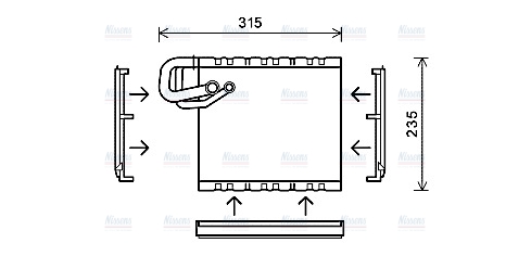 AVA Aircon Evaporator MSV550
