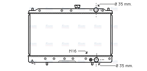 AVA Coolant Radiator MT2018