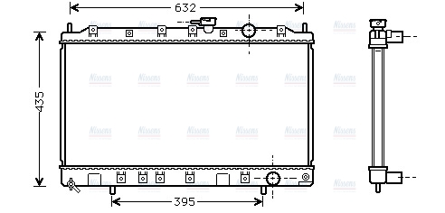 AVA Coolant Radiator MT2131