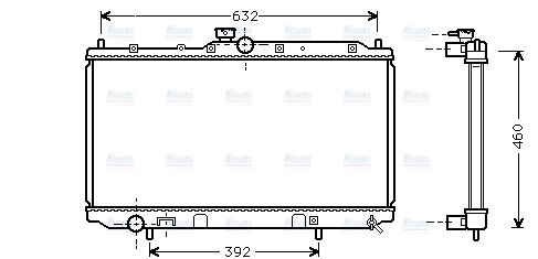 AVA Coolant Radiator MT2142