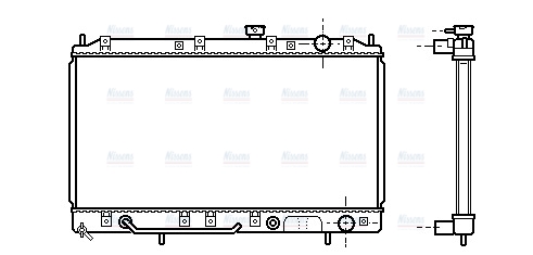 AVA Coolant Radiator MT2143