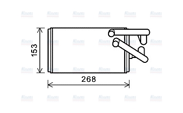 AVA Cabin Heater Core MT6259