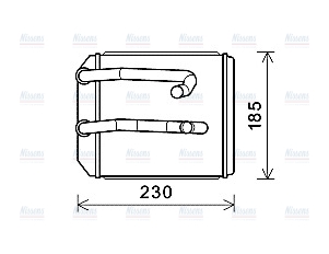AVA Cabin Heater Core MT6260