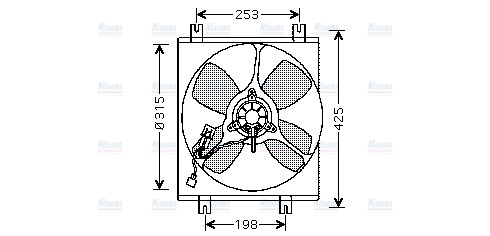 AVA Radiator Fan MT7505