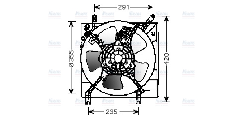 AVA Radiator Fan MT7508