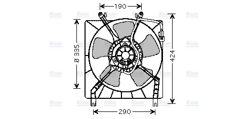 AVA Radiator Cooling Fan MT7511