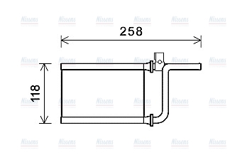 AVA Cabin Heater Core MTA6254