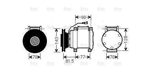 AVA Aircon Compressor MTAK216
