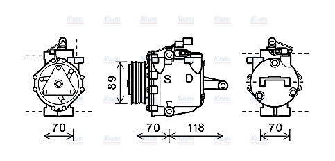 AVA Aircon Compressor MTAK224
