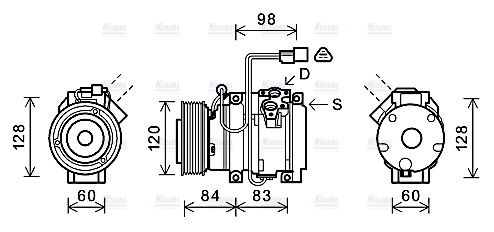 AVA Aircon Compressor MTAK227