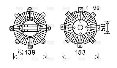 AVA Cooling Fan Clutch MTC222