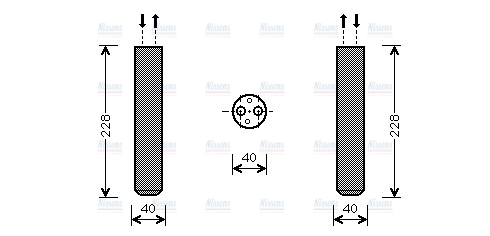 AVA Aircon Receiver Dryer Filter MTD236