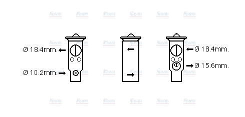 AVA Aircon Expansion valve MZ1248
