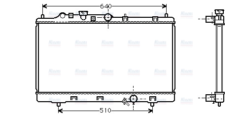 AVA Coolant Radiator MZ2153