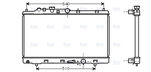 AVA Coolant Radiator MZ2154