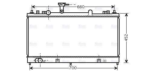 AVA Coolant Radiator MZ2162