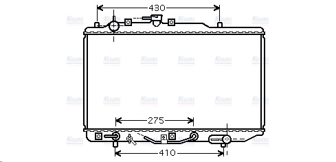 AVA Coolant Radiator MZ2178