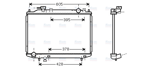AVA Coolant Radiator MZ2181