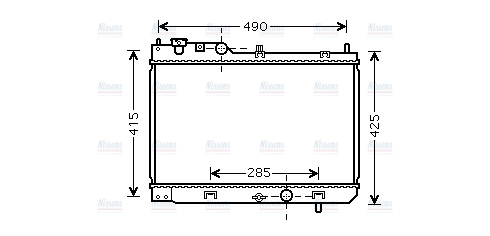 AVA Coolant Radiator MZ2214