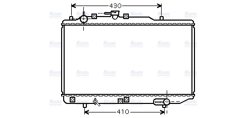 AVA Coolant Radiator MZ2221