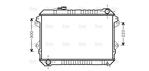 AVA Coolant Radiator MZ2232