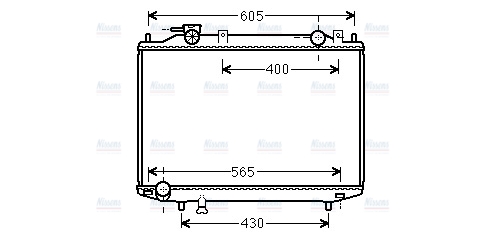 AVA Coolant Radiator MZ2235