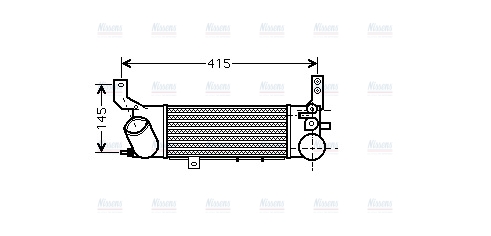 AVA Charge Air Intercooler MZ4187
