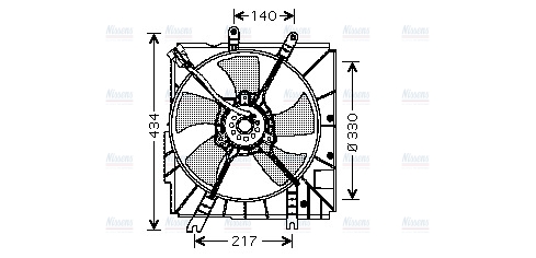 AVA Radiator Fan MZ7503