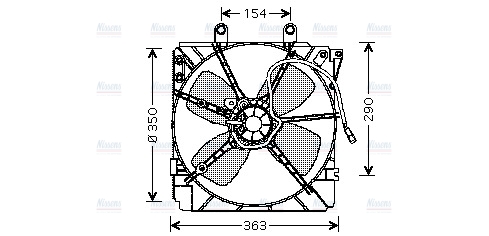 AVA Radiator Fan MZ7518