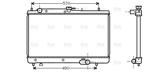 AVA Coolant Radiator MZA2066