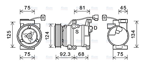 AVA Aircon Compressor MZAK219