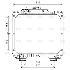 AVA Coolant Radiator NH2019