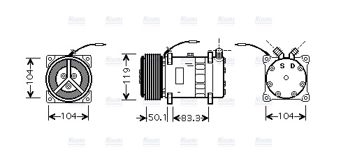 AVA Aircon Compressor NHAK001