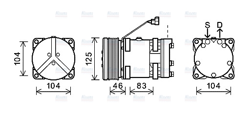 AVA Aircon Compressor NHAK011