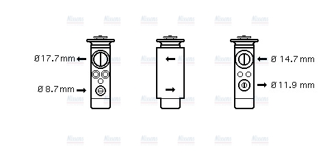 AVA Aircon Expansion Valve OL1461
