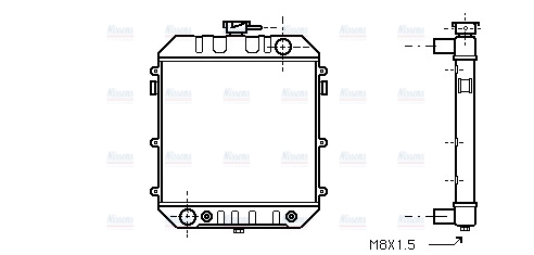 AVA Coolant Radiator OL2010