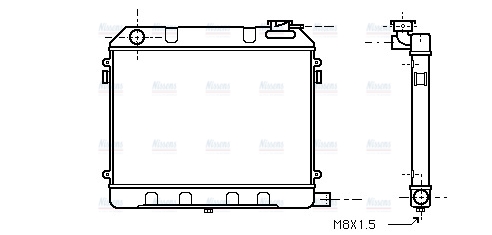 AVA Coolant Radiator OL2012
