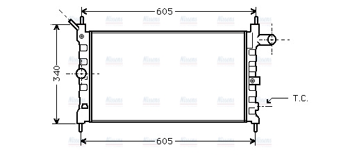 AVA Coolant Radiator OL2022