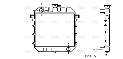 AVA Coolant Radiator OL2024