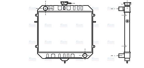AVA Coolant Radiator OL2075