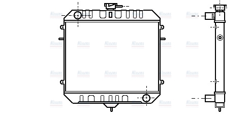 AVA Coolant Radiator OL2081
