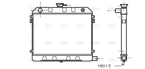 AVA Coolant Radiator OL2130