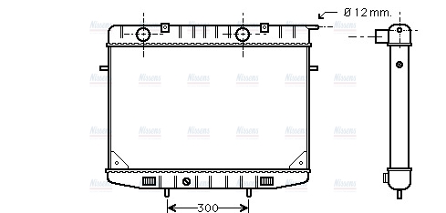 AVA Coolant Radiator OL2188