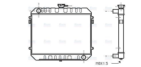 AVA Coolant Radiator OL2232
