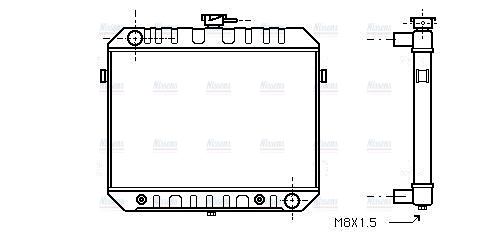 AVA Coolant Radiator OL2233