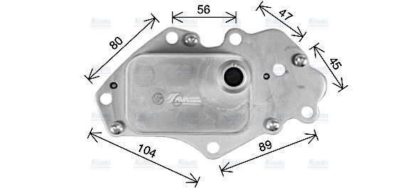 AVA Oil Cooler & Filter Housing OL3742H