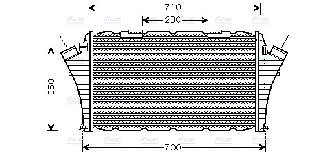 AVA Charge Air Intercooler OL4439